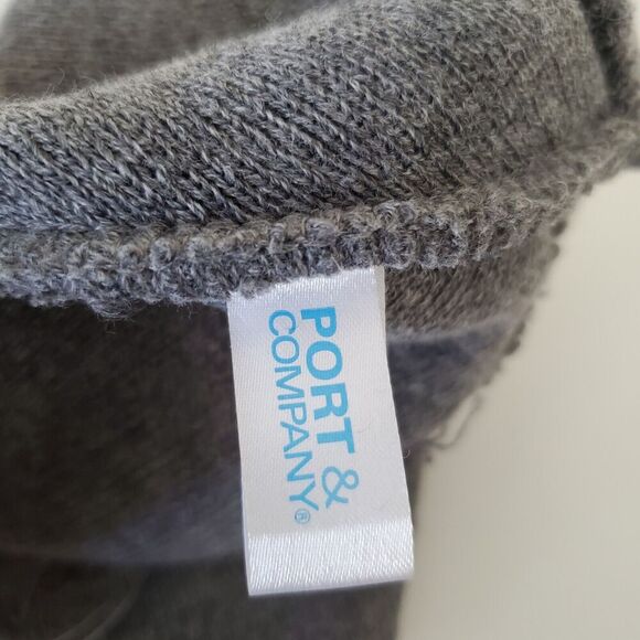 Port & Company Beanie Wolf Embroidered Acrylic Gray - Picture 4 of 5